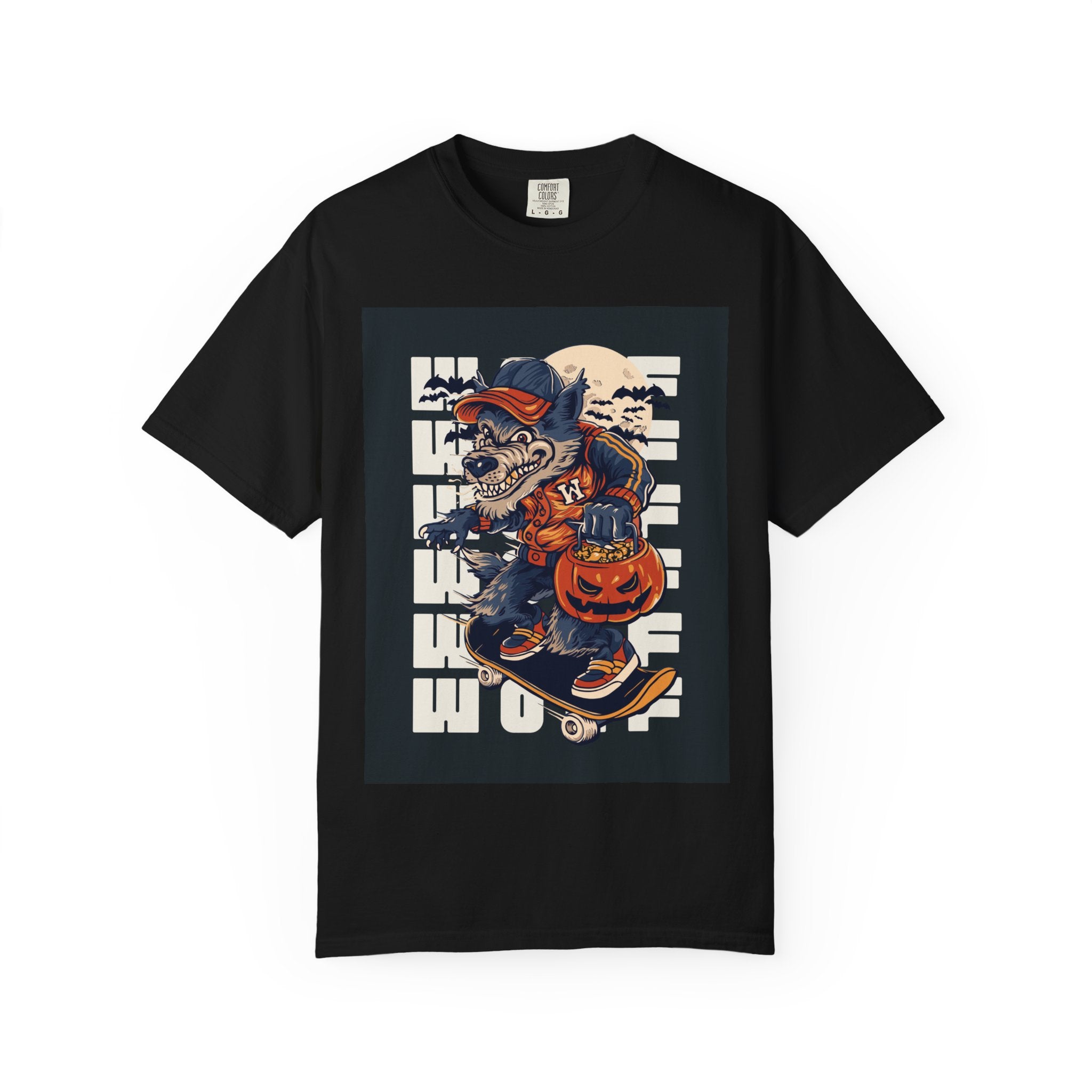 Skateboard Skeleton Halloween T-Shirt — Trick or Treat Skate Skull Tee