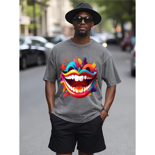 Unisex Heavyweight T-shirt For The USA| 230GSM Front & Back DTG