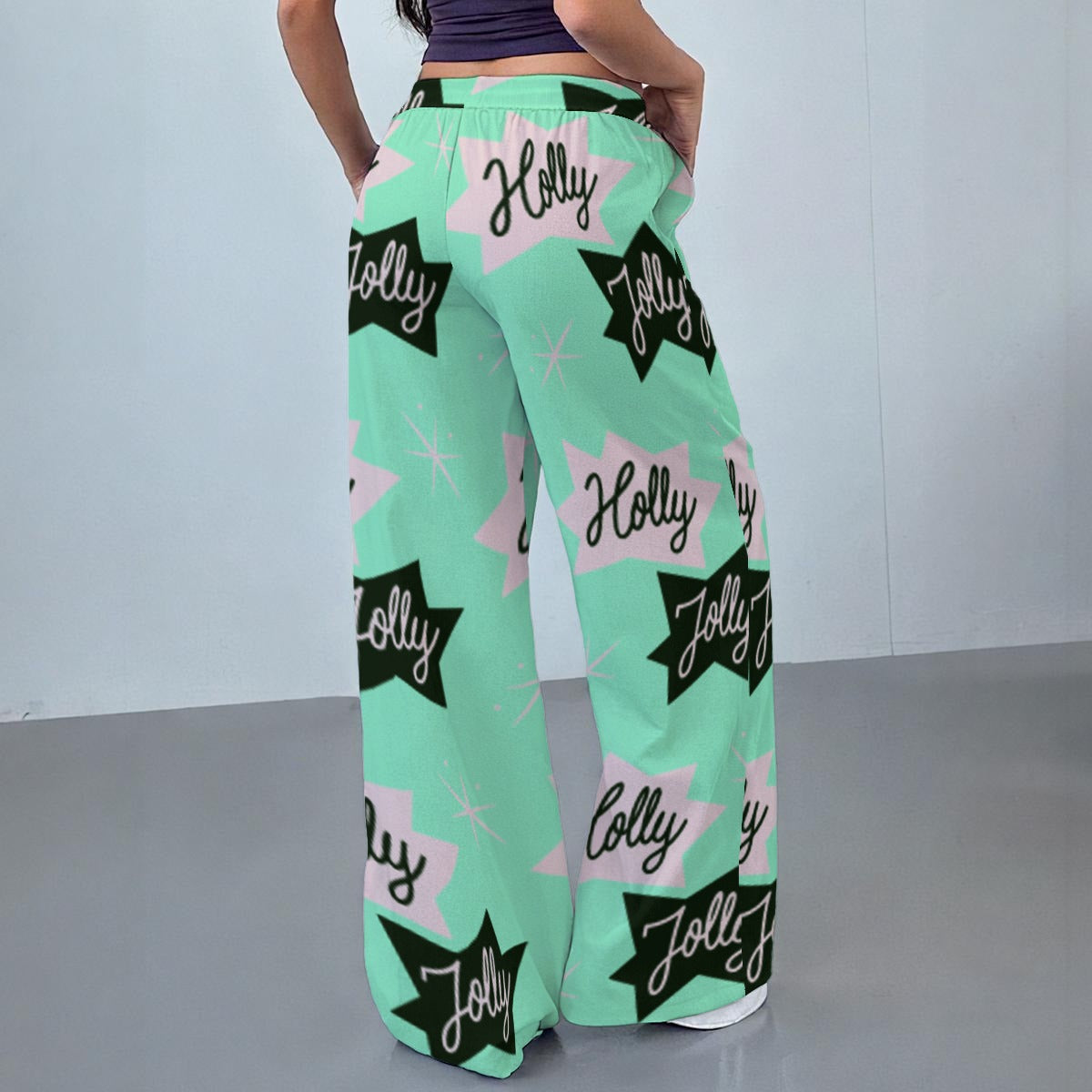 All-Over Print Women's Casual Pants|230GSM