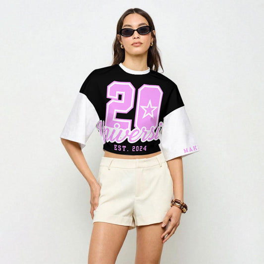 All-Over PrintWomen’s Casual Crop Top