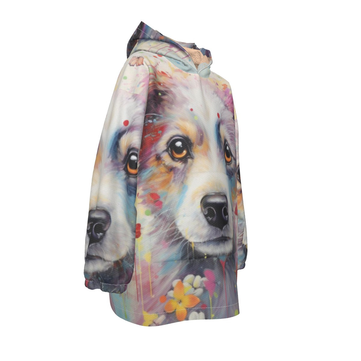 All-Over Print Kid's Sherpa Fleece Hoodie Blanket