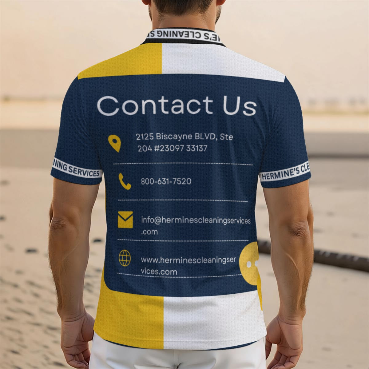 All-Over Print Men's Polo Shirt