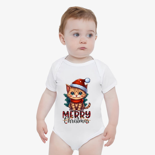 Baby Short-Sleeve Onesie| Cotton