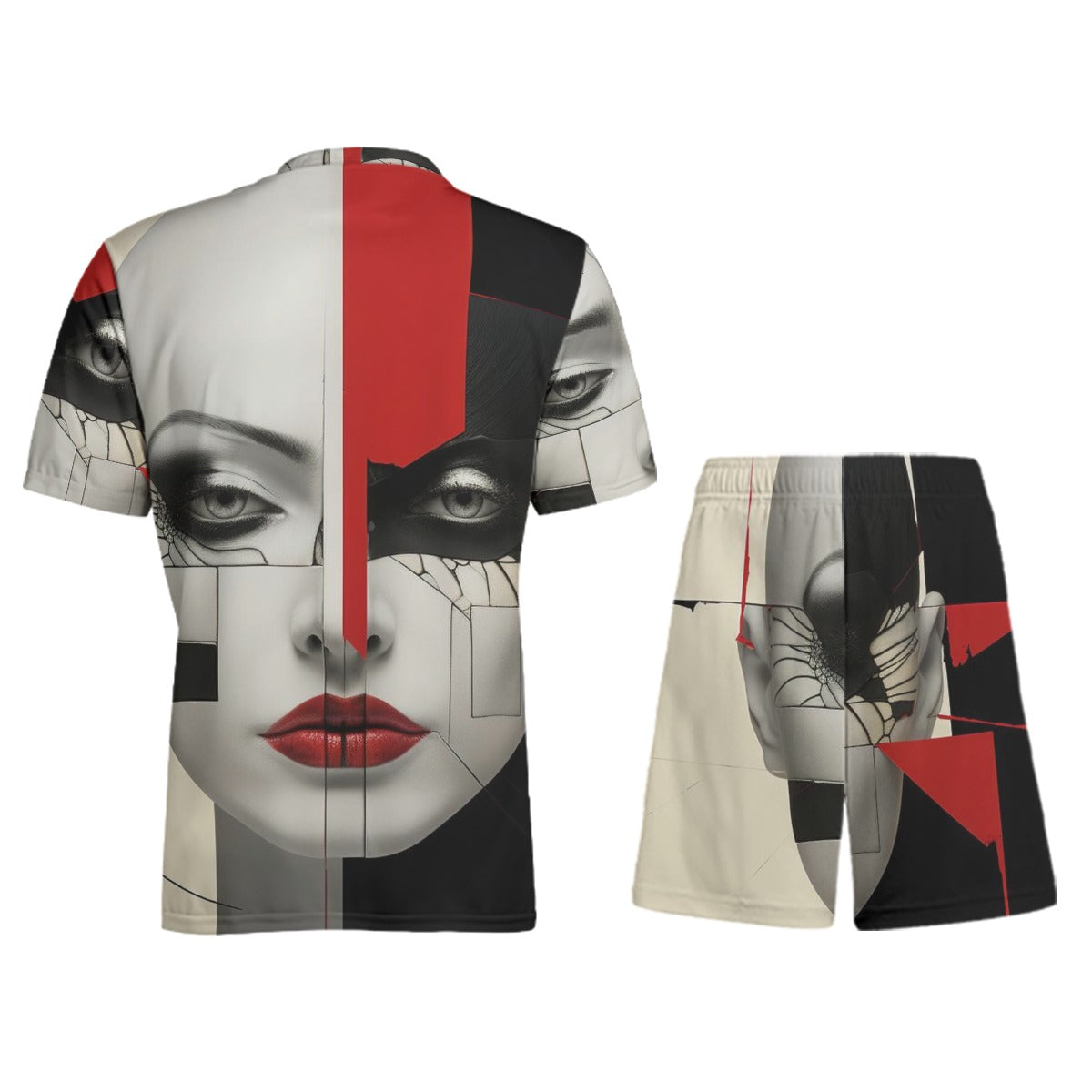 All-Over Print Children's Sports T-Shirt Set