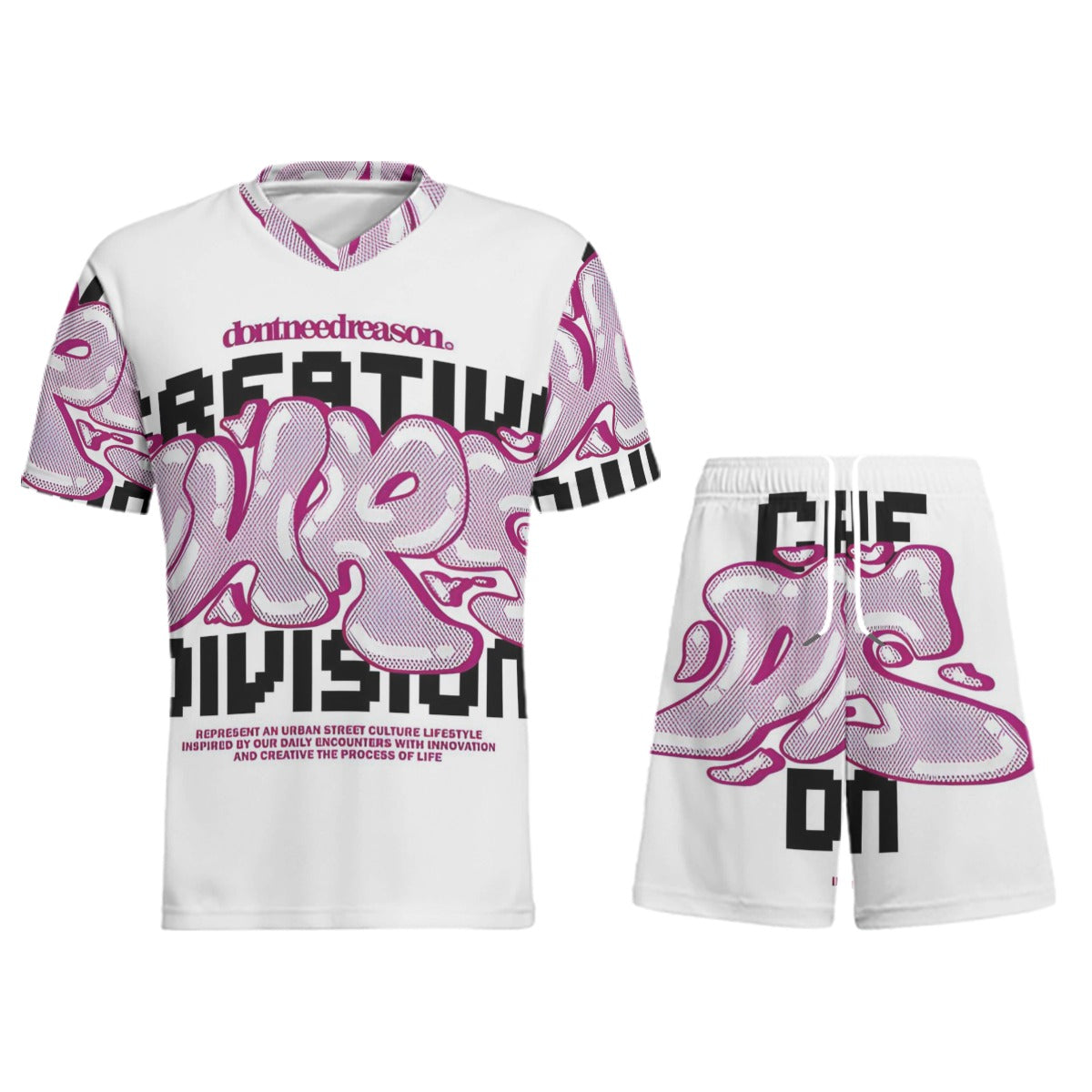 All-Over Print Children's Sports T-Shirt Set